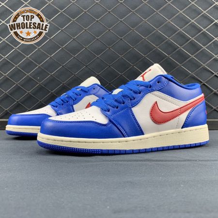 Jordan 1 Low Sport Blue Gym Red DC0774-416 Unisex