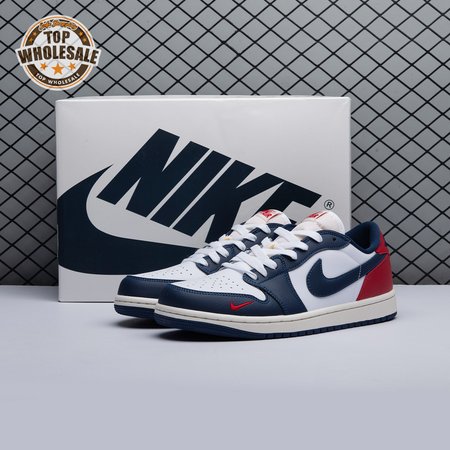 Air Jordan 1 Low OG 'Gym Red & Midnight Navy' HQ2993-100 Unisex