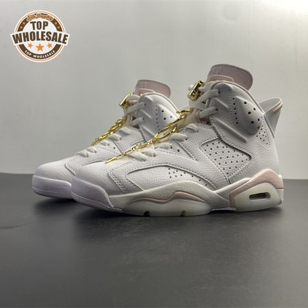 Jordan 6 Retro Gold Hoops DH9696-100 Unisex
