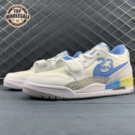 Jordan Legacy 312 Low 23 White University Blue FJ7223-141 Unisex
