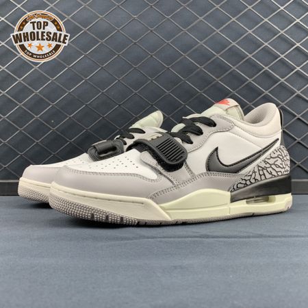 Jordan Legacy 312 Low Tech Grey Fire Red Black CD7069-101 Unisex