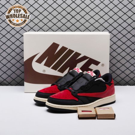 Travis Scott x Air Jordan 1 Low Bred Unisex