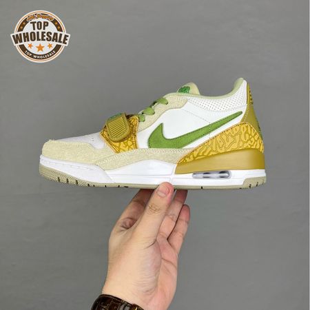 Jordan Legacy 312 Low Golden Moss Alligator DX9260-001 Unisex