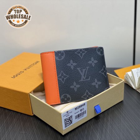 Wallet Black Orange