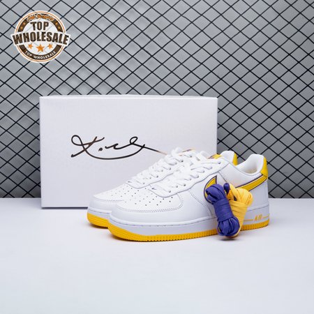 Nike Air Force 1 Low Retro QS Kobe Bryant Lakers Home FZ1151-100 Unisex