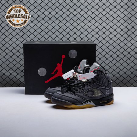 Off-White x Air Jordan 5 Retro SP 'Muslin' Men's