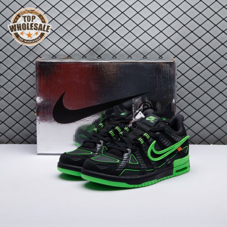 Off-White x Air Rubber Dunk 'Green Strike' Men's