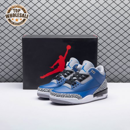 Jordan 3 Retro Varsity Royal Cement CT8532-400 Men's