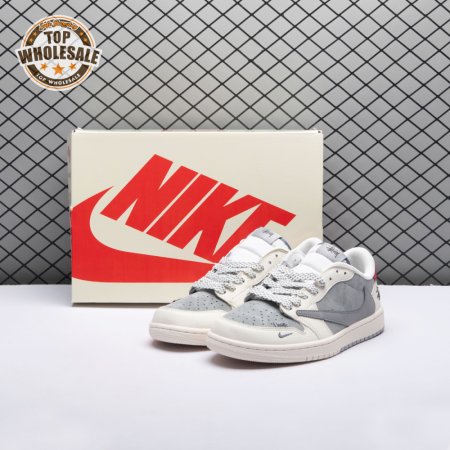 Travis Scott x Fragment Design x Jordan Air Jordan 1 Low OG SP SJ2068-130 Unisex