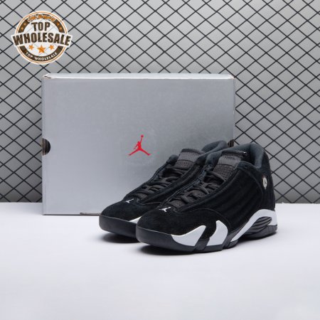 Jordan 14 Retro Black White 487471-016 Men's