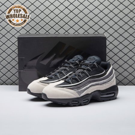 Nike Air Max 95 Comme des Garcons Black Grey CU8406-101 Men's
