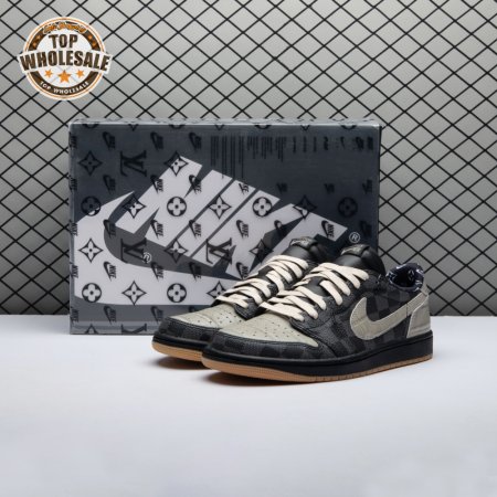 Jordan 1 Low x VL Grey and Black DZ2505-001 Men's