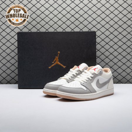 Jordan 1 Low Sail College Grey Rattan 553558-169 Unisex