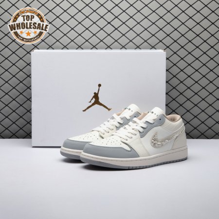 Jordan 1 Low Sail Soft Pearl IH7323-100 Unisex