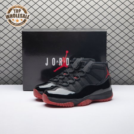 Air Jordan 11 Black Red 378037-326 Men's