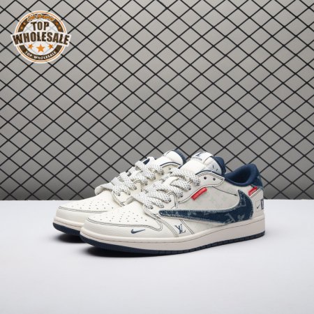 Travis Scott x VL x Jordan 1 Low CX5050-Y16 Unisex