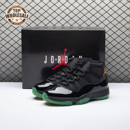 Air Jordan 11 Black Green Yellow CT8012-037 Men's