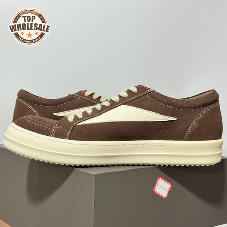 Rick Owens Vans Low-Top Chamois Leather Brown