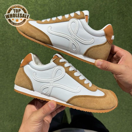 LOEWE Flow Runner Brown and White