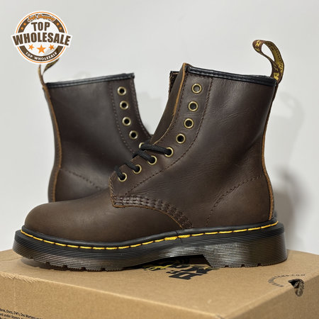 Dr.Martens Jadon Flat Sole Boot Brown