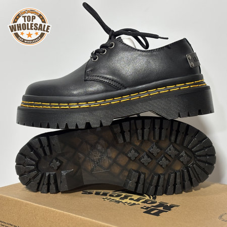 Dr.Martens Black Platform Lace-up Shoes