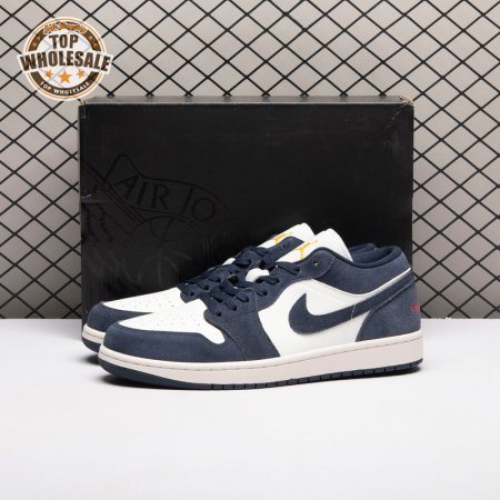 Jordan 1 Low SE Obsidian Suede IO7448-400 Unisex