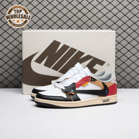 Travis Scott x OFF-WHITE x Air Jordan 1 XZ6868-005 Unisex