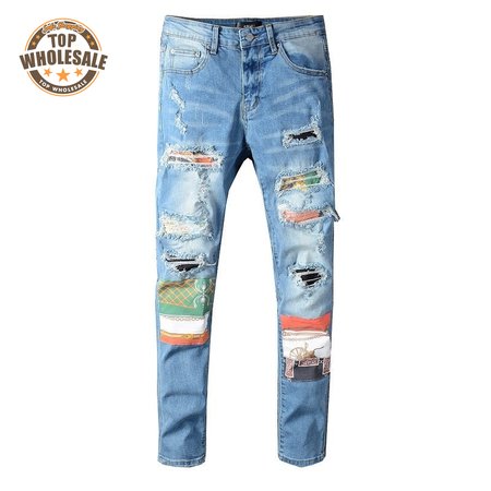 Amiri Design Jeans Blue