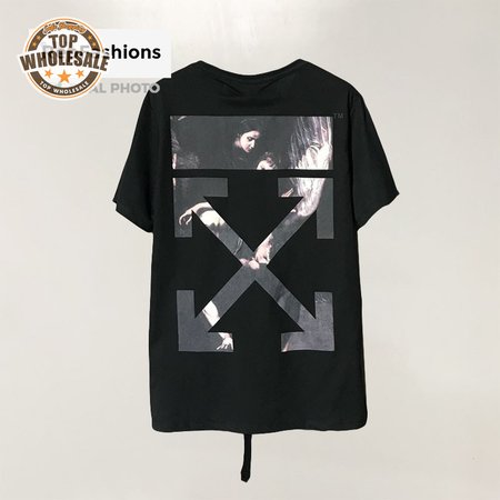 Off White Caravaggio Diag Arrow Tee