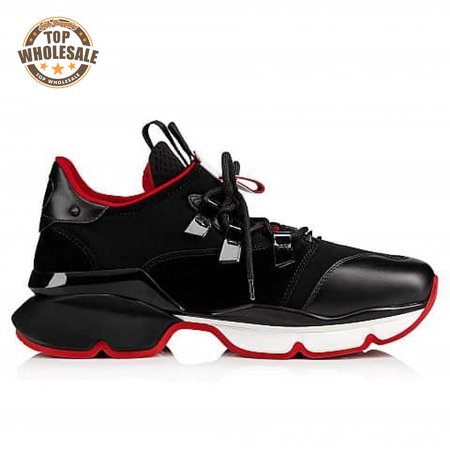 CHRISTIAN LOUBOUTIN RED- RUNNER SNEAKER - CL58