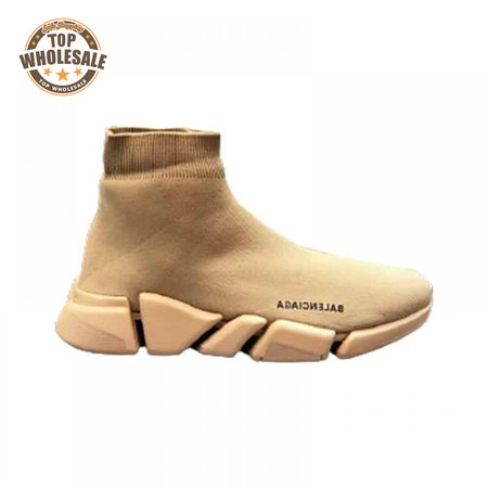 BALENCIAGA MEN'S SPEED 2.0 SNEAKER IN BEIGE - BB153