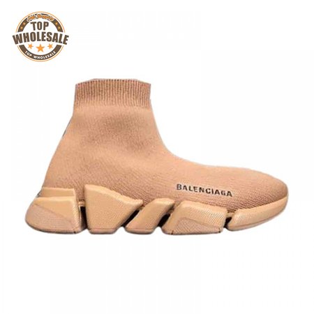 BALENCIAGA MEN'S SPEED 2.0 SNEAKER IN BEGIE - BB141