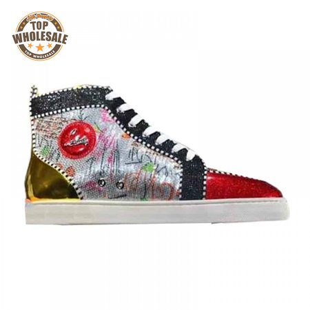 CHRISTIAN LOUBOUTIN HIGH TOP SNEAKER - CL135