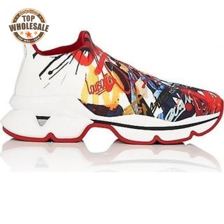 CHRISTIAN LOUBOUTIN SPACE RUN SOCK SNEAKER - CL63