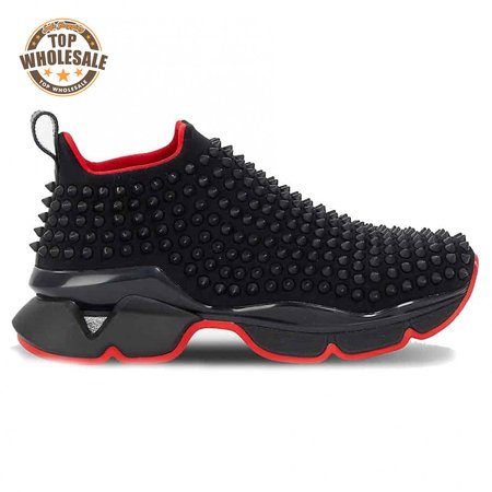 CHRISTIAN LOUBOUTIN SPIKE SOCK SNEAKER - CL52