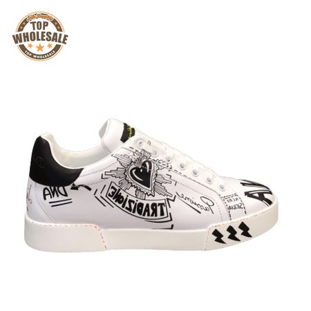 DOLCE & GABBANA CALFSKIN NAPPA PORTOFINO SNEAKERS - DG29