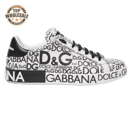 DOLCE & GABBANA LOGO PRINT SNEAKERS - DG13