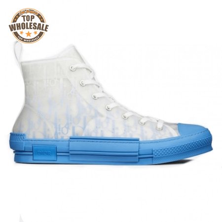 B23 HIGH-TOP SNEAKER WITH GRADIENT BLUE DIOR OBLIQUE CANVAS
