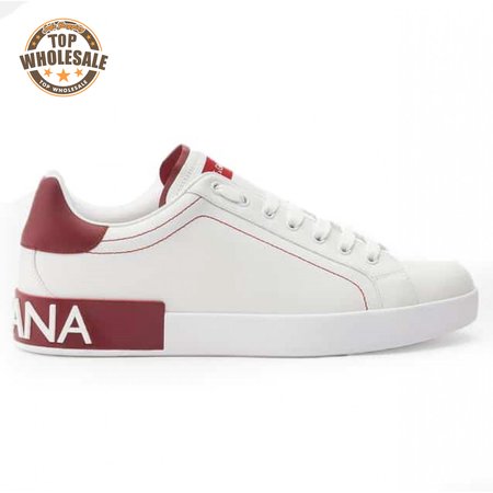 DOLCE & GABBANA CALFSKIN NAPPA PORTOFINO SNEAKERS - DG14
