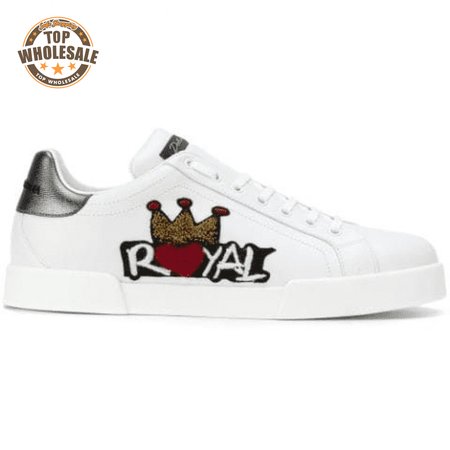 DOLCE & GABBANA ROYAL PATCH SNEAKERS - DG4