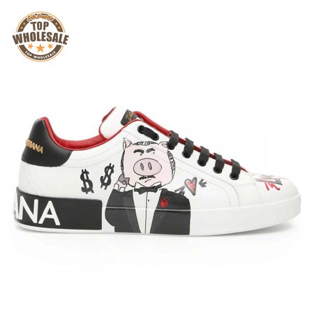 DOLCE & GABBANA PORTOFINO PADRINO PIG SNEAKERS - DG27