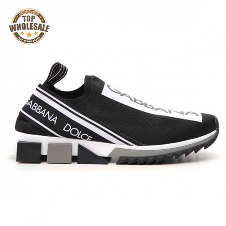 DOLCE & GABBANA STRETCH MESH SORRENTO SNEAKERS WITH LOGO - DG46