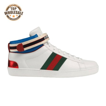 GUCCI STRIPE ACE HIGH-TOP SNEAKER - GC51