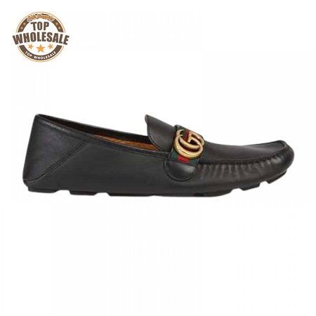 GUCCI LEATHER DRIVER WITH WEB - LDG005