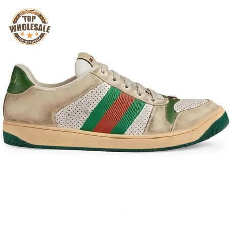 GUCCI SCREENER LEATHER SNEAKER - GC53