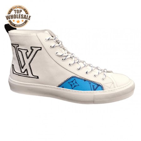 tattoo high top white sneaker - 76