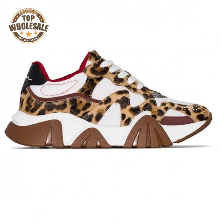VERSACE LEOPARD PRINT SNEAKERS - VS37